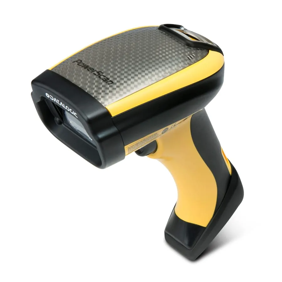 Datalogic PowerScan 9500 DPM Evo kablolu el tipi okuyucu, sol önden görünüm