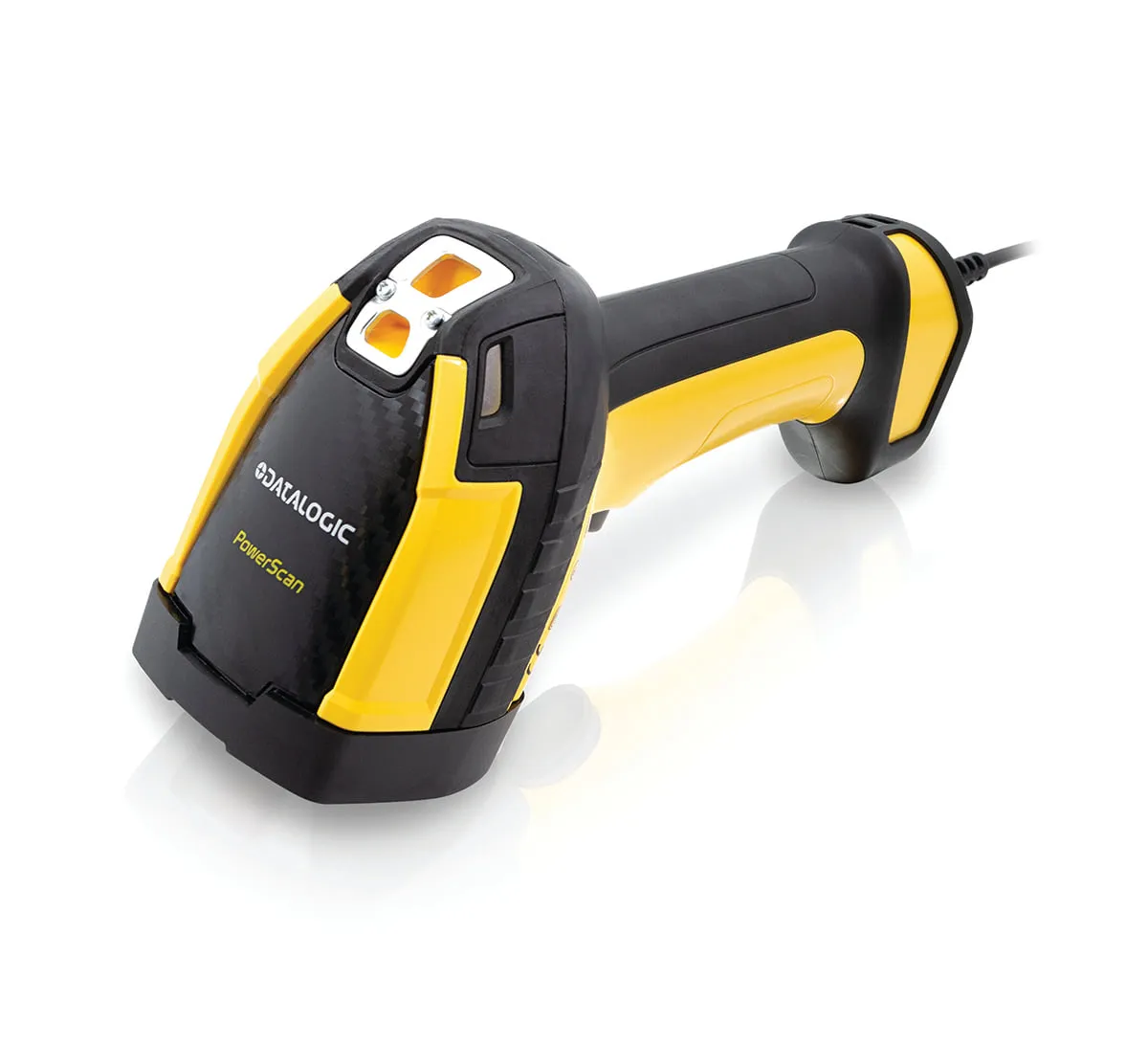 Datalogic PowerScan 9600 kablolu el tipi barkod okuyucu, sol yandan görünüm
