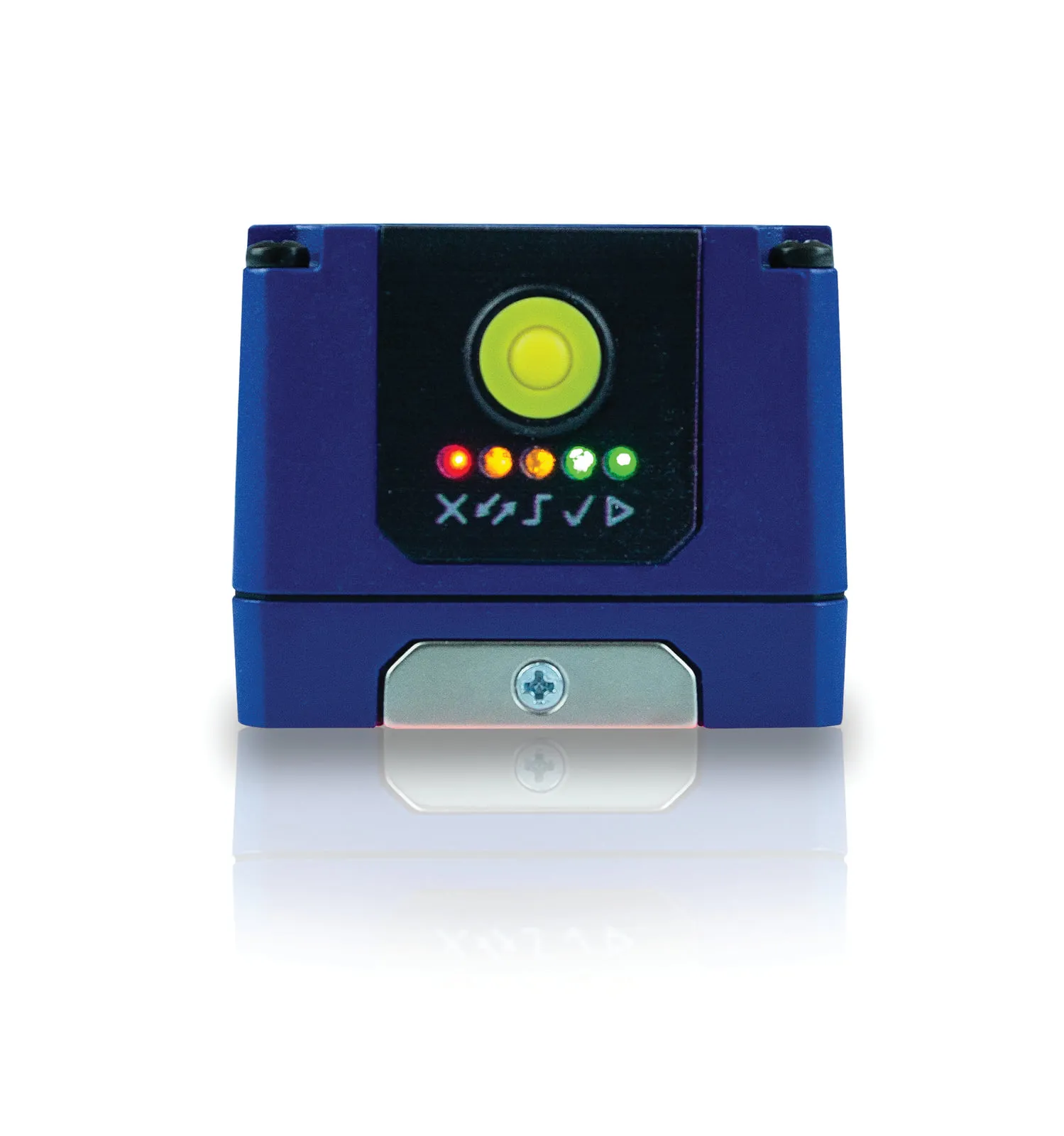 Datalogic Matrix 220 üzerindeki HMI tuş takımı ve durum LED'leri